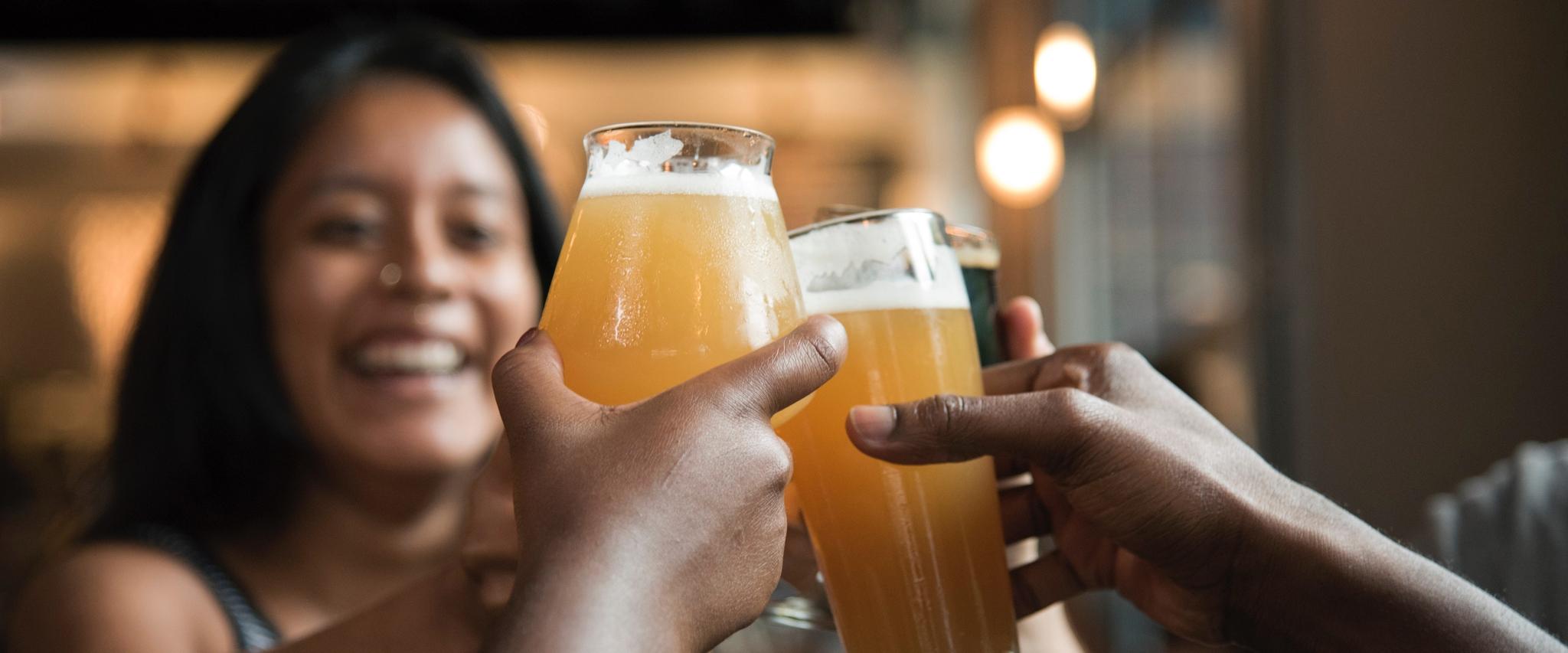 Cheers with Otherwise Brewing beers
